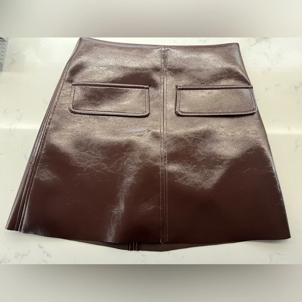 HM coated mini skirt - Picture 5 of 7